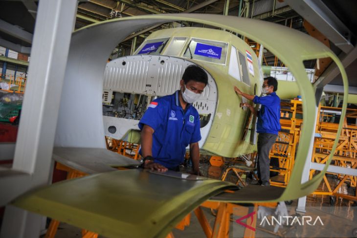 Produksi pesawat PT Dirgantara Indonesia 