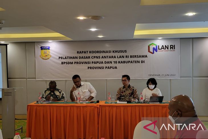 Atasi Latsar CPNS, LAN Gelar Rakorsus dengan BKPSDM 10 Kabupaten Papua