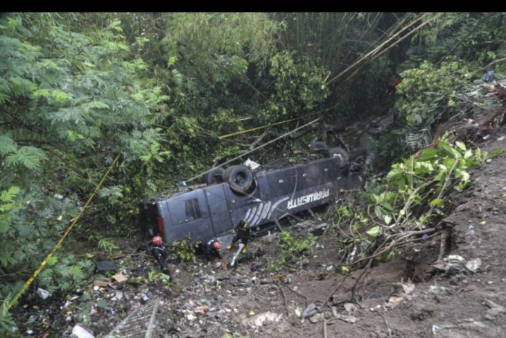 4 tewas dalam kecelakaan bus di Tasikmalaya
