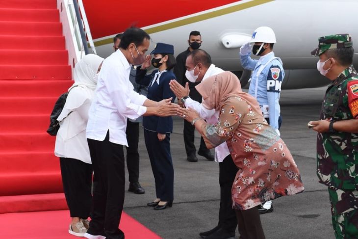 Presiden tiba di Medan pada Selasa sore