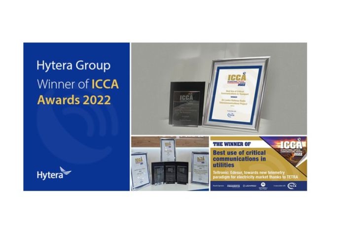 Hytera Group harvests five prestigious ICCA Awards for innovations and market excellence