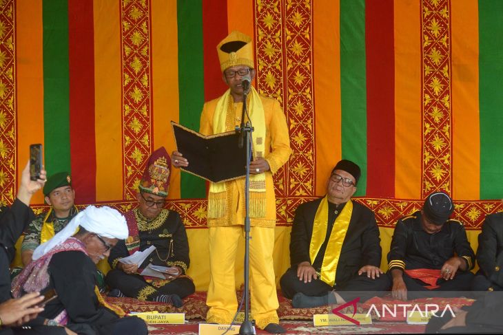 Tradisi adat seumeuleung Raja Daya Aceh