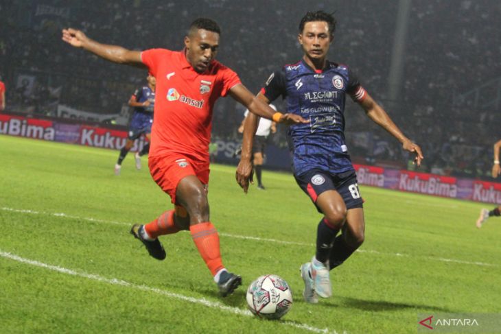 Final Piala Presiden leg pertama Arema lawan Borneo