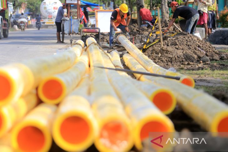 Pemasangan jaringan gas rumah tangga 