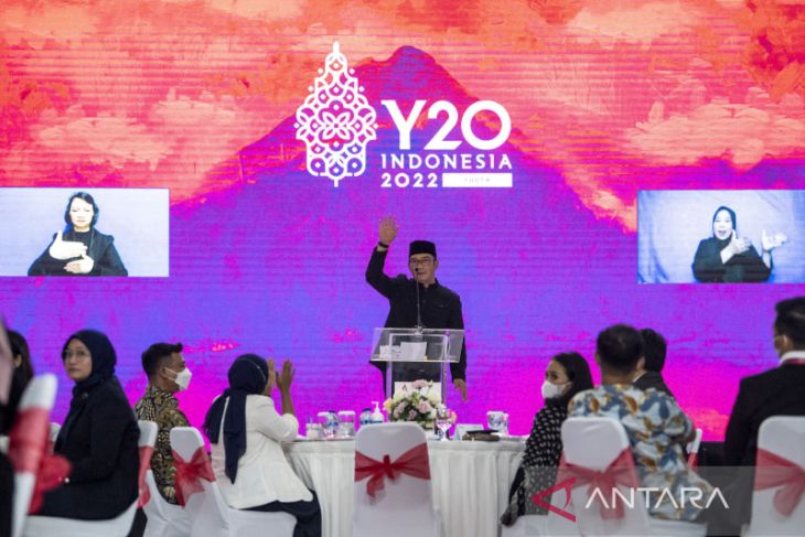 Jamuan malam KTT Y20 2022 di Bandung 