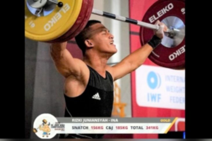 SEA Games 2023 -Lifter Rizki Juniansyah Pecahkan Tiga Rekor - ANTARA ...