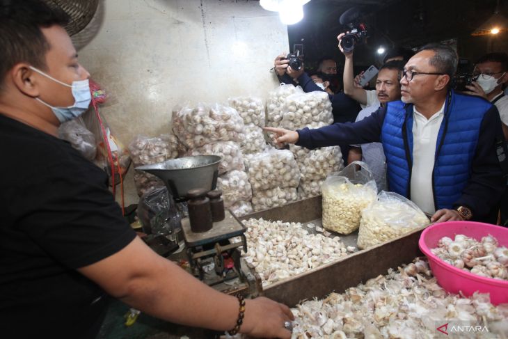 Kunjungan Menteri Perdagangan di Pasar Keputran Surabaya