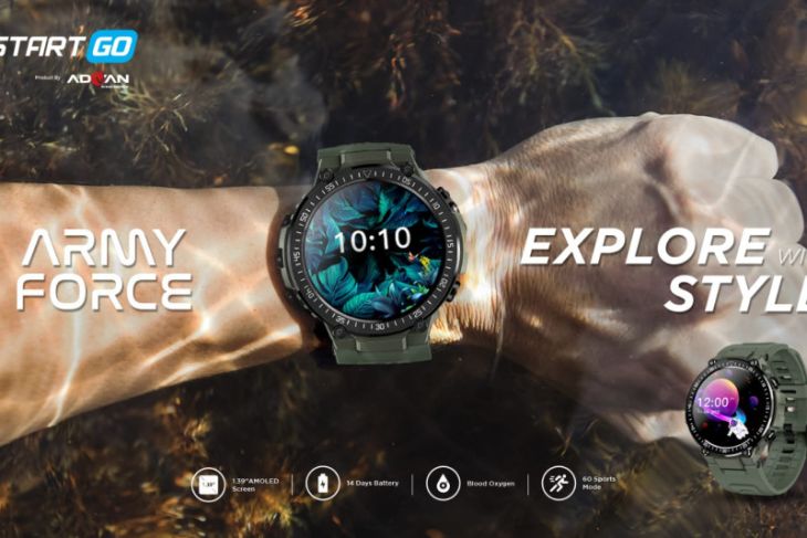 Advan luncurkan jam tangan pintar StartGo Army Force