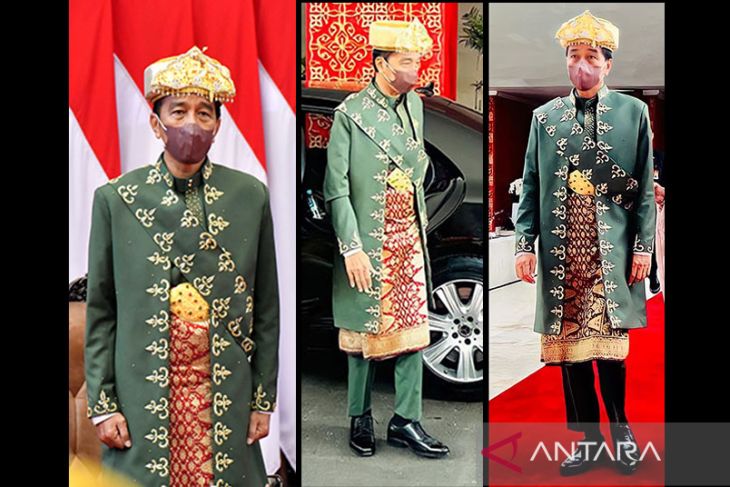 Jokowi Jelaskan Baju Adat Asal Babel Bermakna Kesejukan Dan Harapan ...