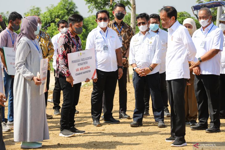 Presiden Joko Widodo luncurkan Taksi Alsintan di Gresik