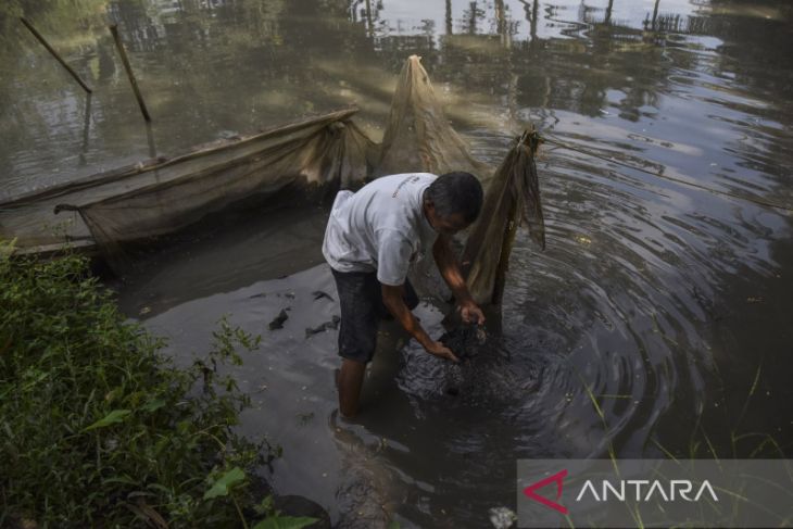 Sungai Cikunir tercemar limbah 