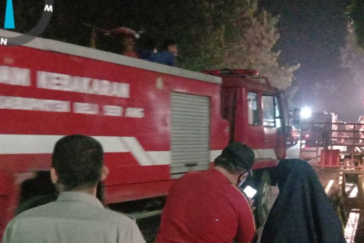 Gedung Ditreskrimsus Polda Sumut terbakar