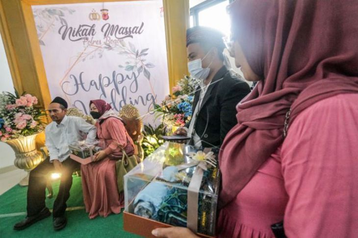 Nikah massal gratis di Kabupaten Bogor