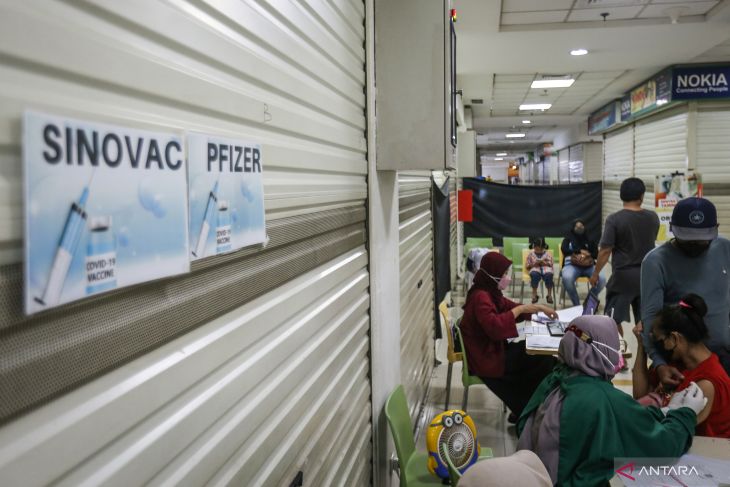 62,3 juta penduduk Indonesia sudah menerima vaksin penguat
