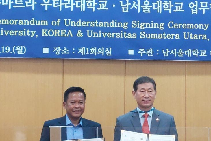 USU kerja sama dengan dua universitas  di Korea Selatan