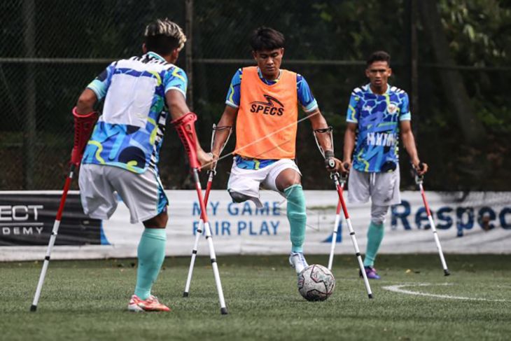 Timnas Garuda INAF berlatih jelang Piala Dunia Amputee Football