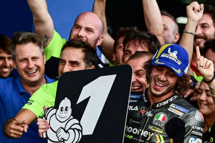 MotoGP: Bezzecchi bikin kejutan saat raih pole position perdana di Thailand