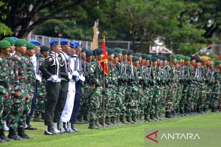 Upacara HUT TNI di Aceh