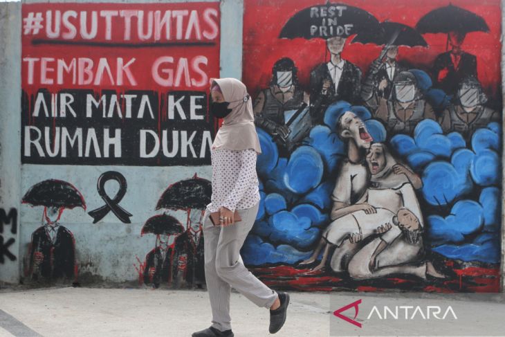 Mural Tragedi Kanjuruhan