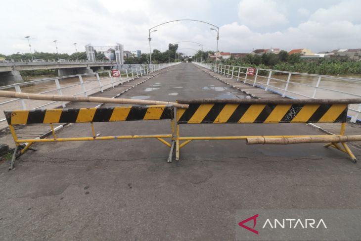 Jembatan cagar budaya di Kediri ditutup