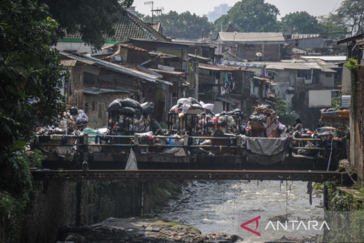 Penumpukan sampah di Bandung 