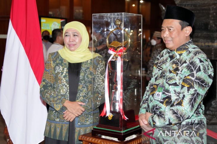 Gubernur Jatim sambut kedatangan kafilah MTQ