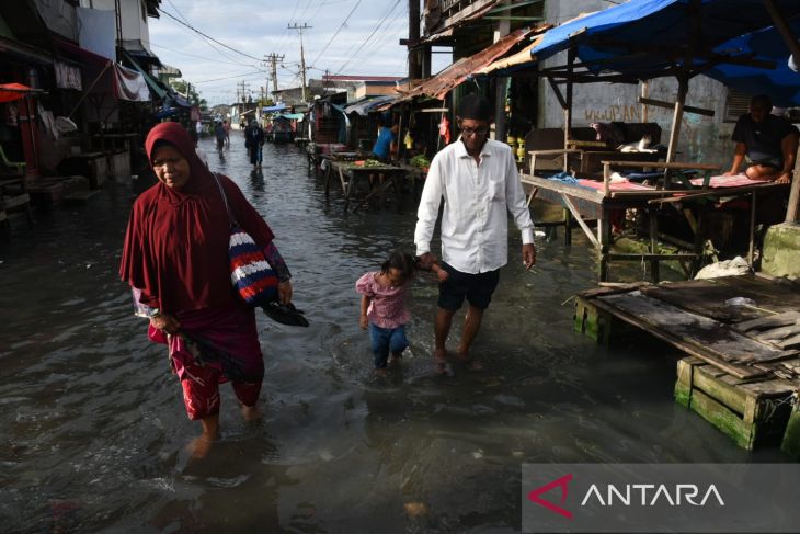 Banjir rob di Bagan Deli, Belawan