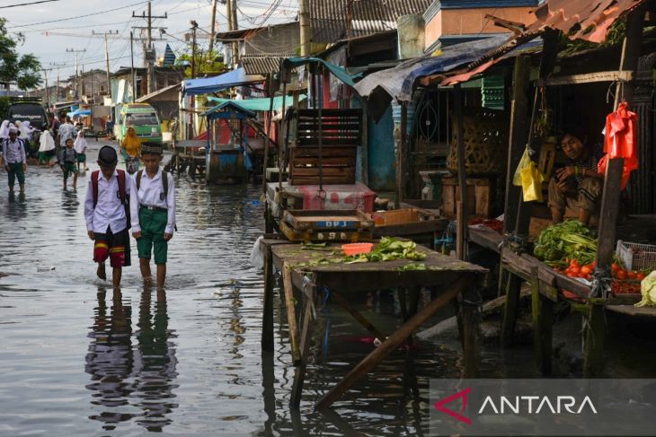 Banjir rob di Bagan Deli, Belawan