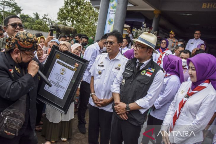 Gubernur Jawa Barat Ridwan Kamil Sarling di Ciamis 