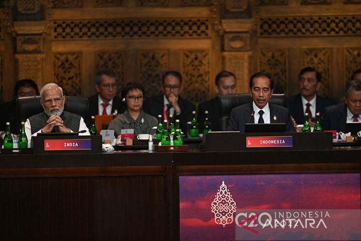Presiden Jokowi resmi buka Forum KTT G20 - ANTARA News Bangka Belitung