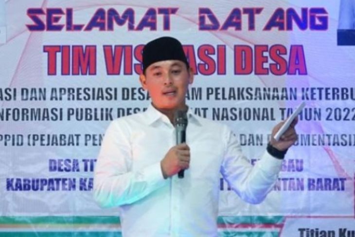Desa Titian Kuala Selimbau wakili Kalbar lomba keterbukaan informasi publik