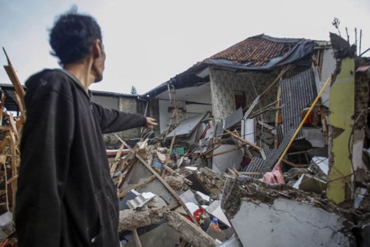 Kerusakan Akibat Gempa Cianjur