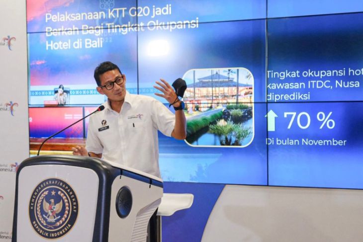 Sandi: KTT G20 tingkatkan okupansi hotel di Nusa Dua