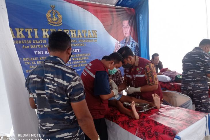Warga pedalaman Kabupaten Lebak apresiasi TNI AL gelar bakti sosial