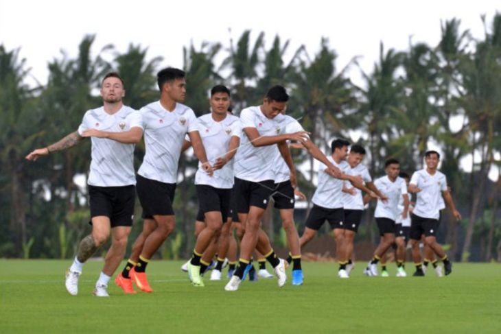 Timnas Indonesia latihan di Bali jelang AFF 2022