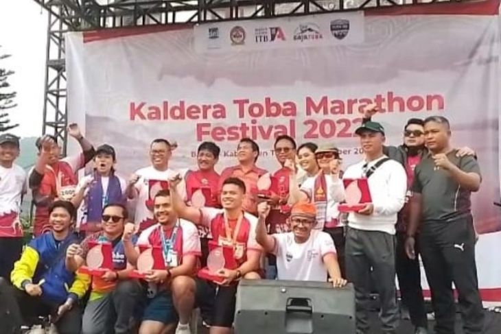 Polres Toba amankan  Kaldera Toba Marathon Festival 2022