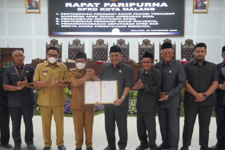 DPRD Kota Malang setujui APBD 2023 dengan catatan