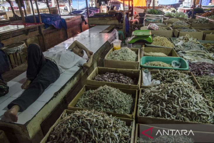 Aktivitas di pasar induk Cianjur belum pulih
