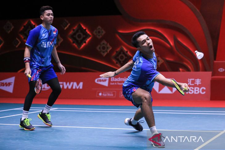 Fajar/Rian pastikan tiket babak kedua Indonesia Masters 2023