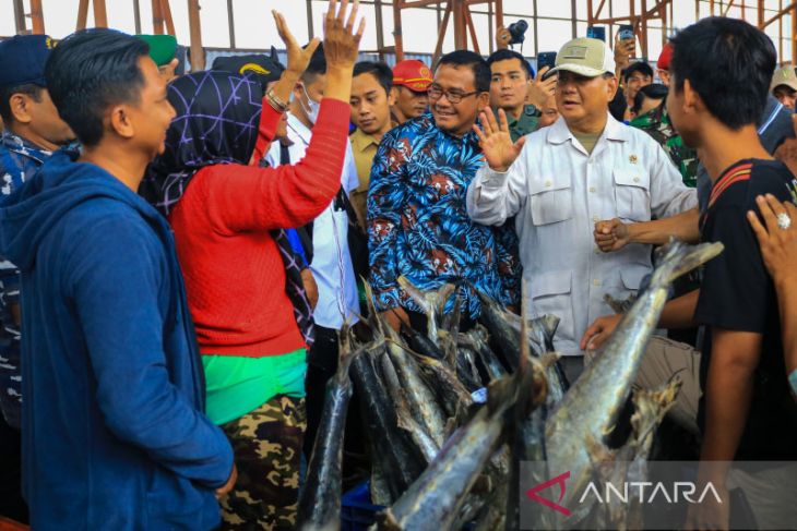 Kunjungan Menhan Prabowo di Indramayu 