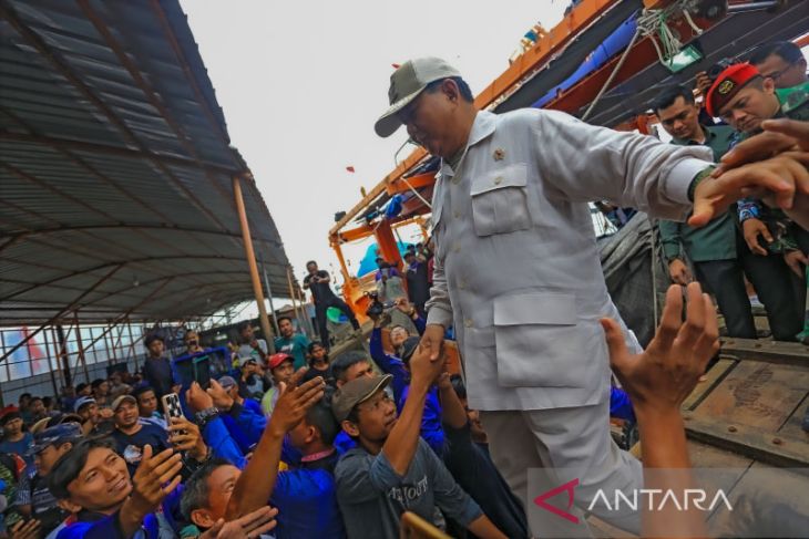 Kunjungan Menhan Prabowo di Indramayu 