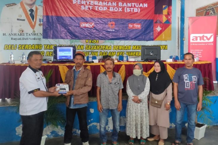 2.871 Set Top Box dari Menkominfo dibagikan gratis untuk warga Deliserdang