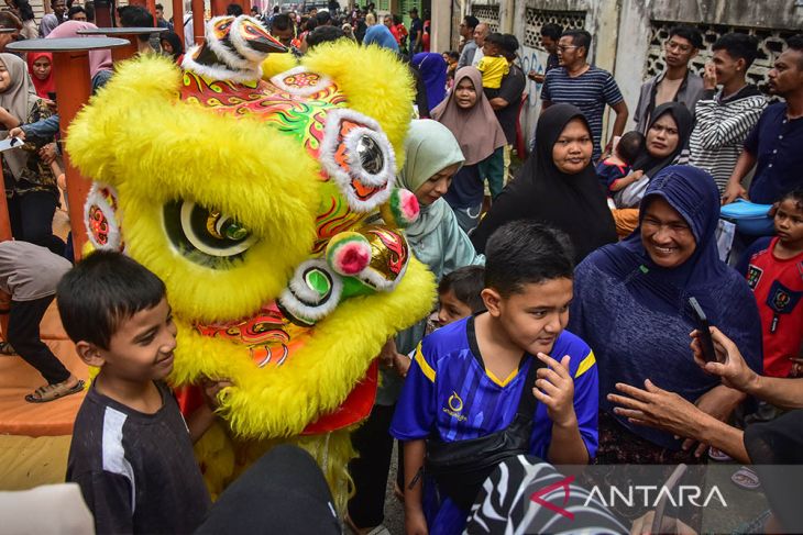 FOTO - Semarak Barongsai Imlek di Aceh, Daerah Serambi Mekkah