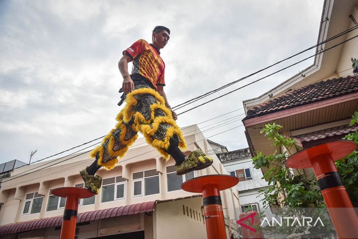 FOTO - Semarak Barongsai Imlek di Aceh, Daerah Serambi Mekkah