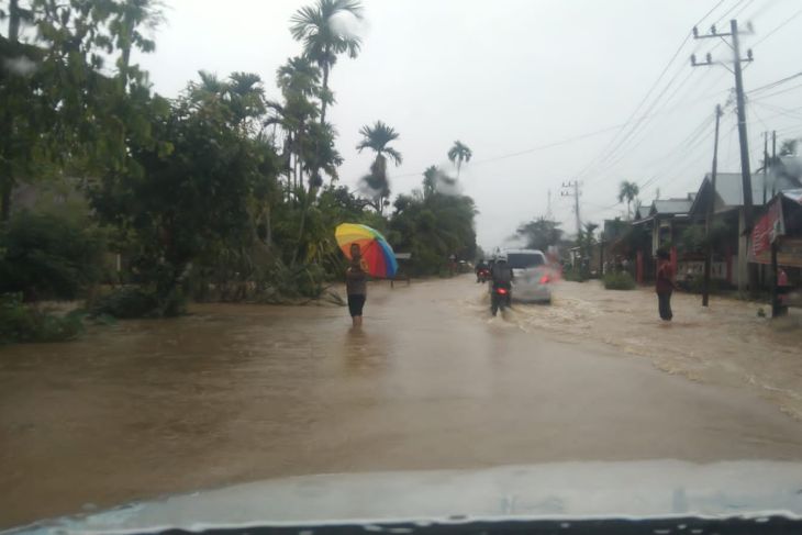Sejumlah Gampong di Abdya terendam banjir luapan