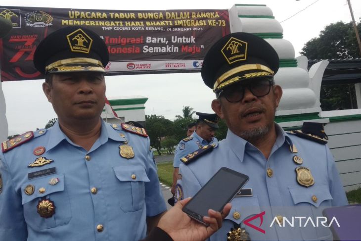 Hari Bhakti Imigrasi Ke-73, Kanwil Kemenkumham Banten ziarah di TMP