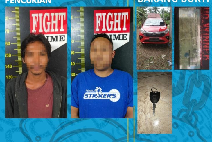 Dua warga Semarang ditangkap polisi kasus pencurian mobil di Kalbar