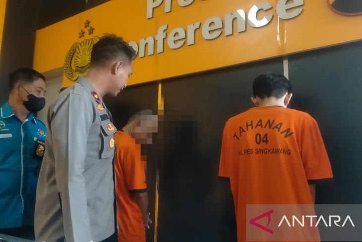 Polisi ringkus dua tersangka pengedar narkotika di Singkawang