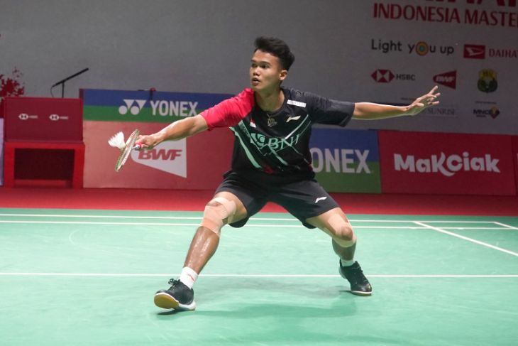 Christian Adinata debut bermain di babak utama Indonesia Masters 2023