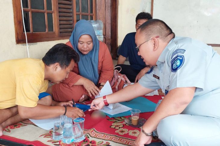 Jasa Raharja Tangerang lakukan jemput bola korban Lakalantas di Kosambi, Tangerang